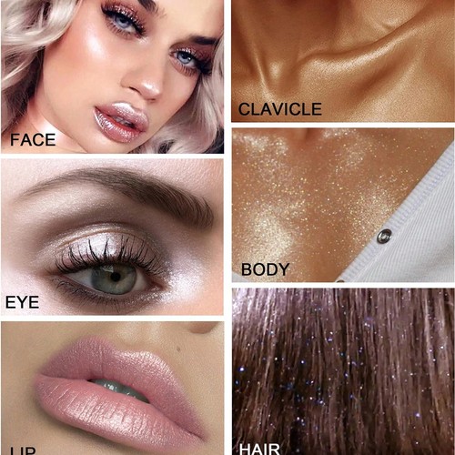 Body Glitter Spray, Shimmering Powder for Hair, Face & Body, Festival Makeup - Picture 19 of 59