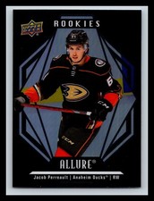 2022-23 Allure Hockey Black Rainbow Rookies Jacob Perreault #133 Anaheim Ducks
