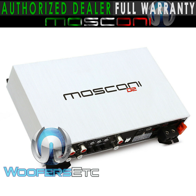 MOSCONI D2 80.6 DSP 6 CHANNEL AMP 6 X 80W RMS AMPLIFIER BUILT IN