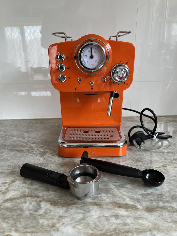 SWAN RETRO Range ground COFFEE maker machine Rare ORANGE eBay