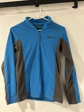 Mountain Warehouse Fleece Pullover Youth 11-12 Quarter Zip NWOT Blue