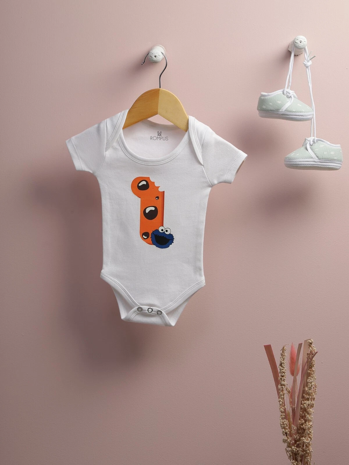 Premium Organic Caterpillar Printed Cotton Rompers Baby Body Suit 1Onesie1s