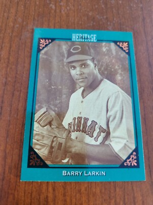 1993 STUDIO HERITAGE BARRY LARKIN CINCINNATI REDS #7