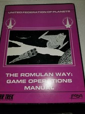 Star Trek The Romulan Way Game Operations Manual 1984 Fasa