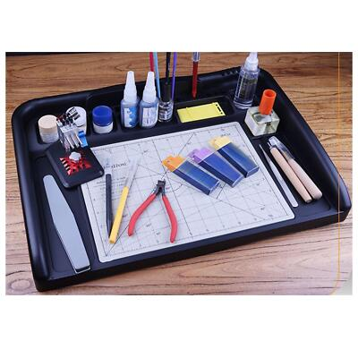 #ad Model Work Station Tabletop Portable Multipurpose Hobby Tool Organizer Worktable $65.76