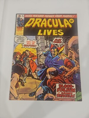 DRACULA LIVES  #5 -1975 -8''x11'' Format  (Werewolf, Mummy) VF-Some Marking Inside