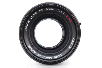 Canon AE-1 Program 35mm Film Camera FD 50mm f1.4 S.S.C. Lens