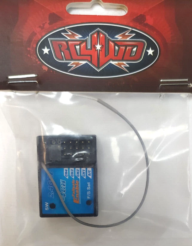 Plyisty Trasmettitore e Ricevitore Radio RC 4CH da 2,4 GHz, Telecomando per Auto RC con Funzione di Allarme di Sicurezza e Bassa Tensione, per Auto RC, Barche RC