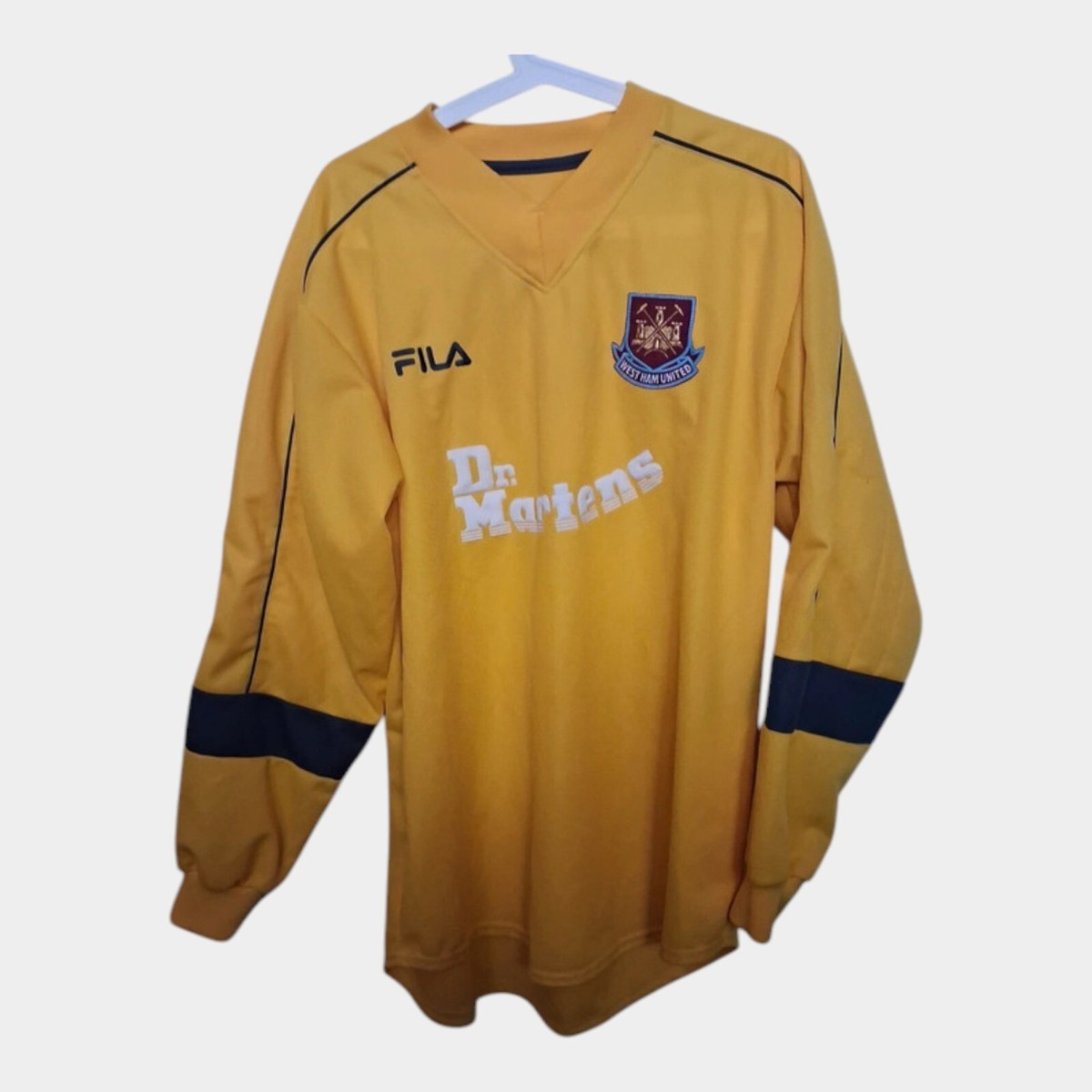 West Ham United Goalkeeper football shirt 2001 2003 Fila Yellow - Main Image