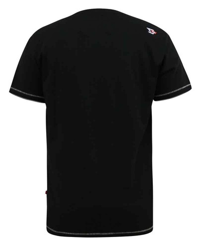 Camisetas D555 Para Hombre Dukes Nueva York Mangas Cortas Grandes Altas Plus Tallas Rey S-6XL - Imagen 11 de 55