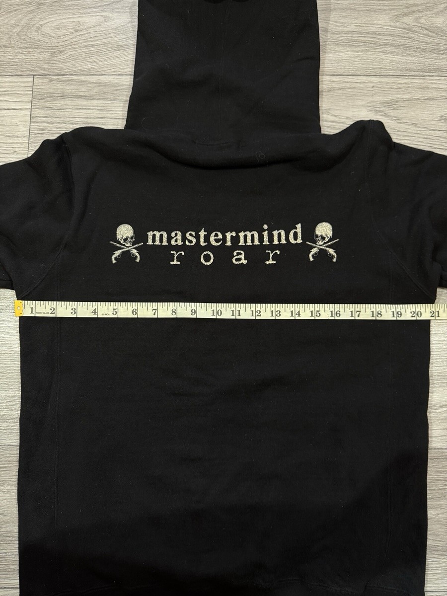 Mastermind JAPAN x Roar Skull Black Hoodie Mens Size Medium | eBay