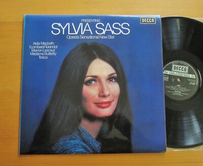 SXL 6841 Presenting Sylvia Sass Aida Tosca etc NM Decca Stereo + insert