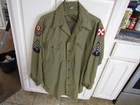 VINTAGE MILITARY JACKET COAT & PANTS WW2 ERA TECH SERGEANT 8TH ARMY ETO OPERATIO