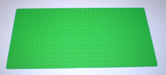 Used Lego 16 x 32 Bright Green Baseplate (5" x 10") 3857
