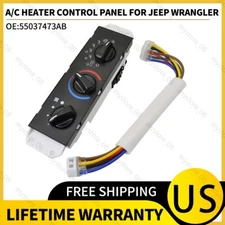 Fit For Jeep Wrangler TJ HVAC AC A/C & Heater Control with Blower Motor Switch
