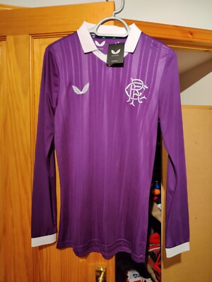 Retro Rangers Gk Glasgow Rangers 2020/21 BNWT Rare Purple