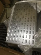 Lewisbins Lp1836-Cst Steel Louvered Panel, 36 In W X 18 In H, Silver, LP1836