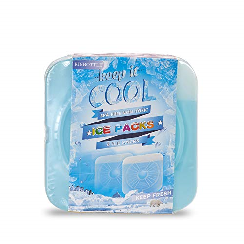 8PACK Healthy Packers Ice Pack for Lunch Box or Coolers - Freezer Packs