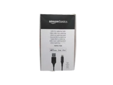 Amazon Basics - USB-A to Lightning ABS Charger Cable (10 feet) Black DAMAGED BOX