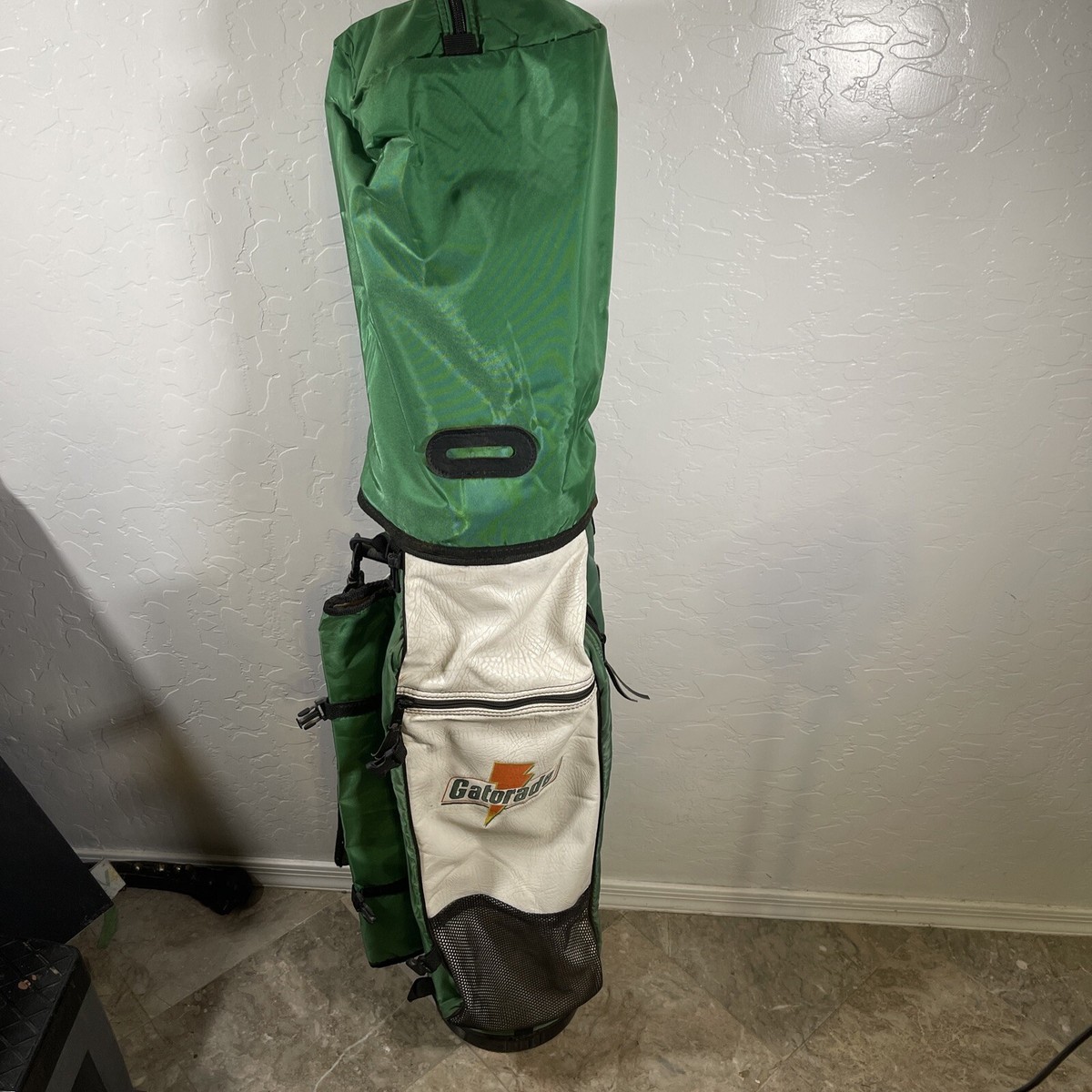 Vintage Belding Sports Gatorade Green Golf Nylon 6 Way Bag Vintage Belding Sports Gatorade Green Golf Nylon 6 Way Bag