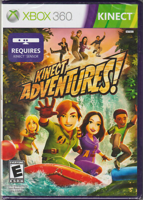 KINECT ADVENTURES for XBOX 360 Live ONE on a CONSOLE of FULL BODY Video GAME Kid