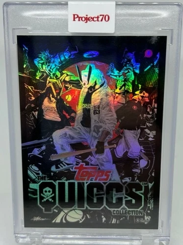 2021 Topps Project 70 #911 2020 Wax Wrapper by Quiccs Rainbow Foil 57/70 .