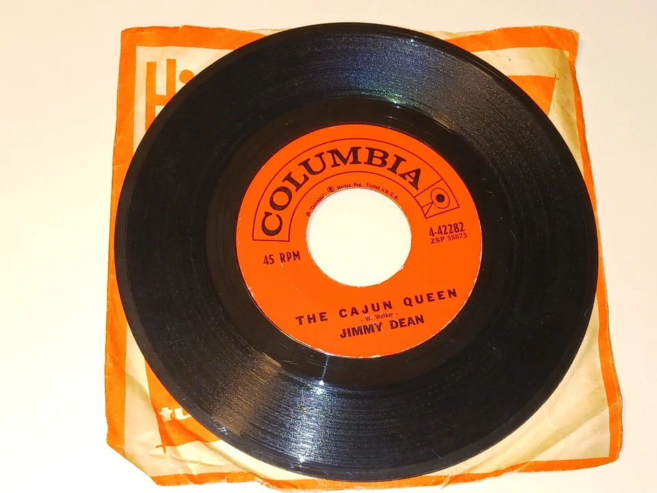 Jimmy Dean - The Cajun Queen / To A Sleeping Beauty, 45, 7", VG - Image 2 of 4