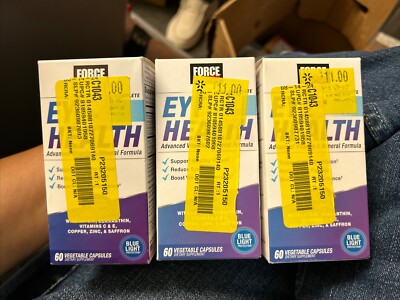 3--Force Factor Complete Eye Health Clinical Strength Eye Vitamins Exp 2026
