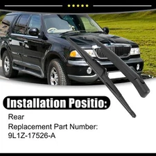 Rear Windshield Wiper Blade Arm Set 2/lot Fit for Lincoln Navigator 09-16 16"