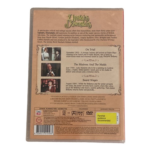 New DVD Upstairs Downstairs 10 Episodes 3 Discs 502 Minutes Drama Region 4 PG - Picture 4 of 9