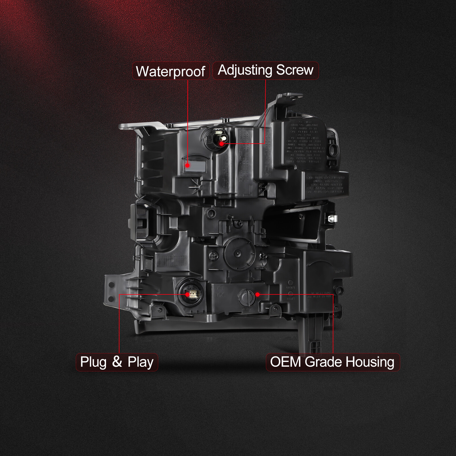 Pair LED Headlight w/Halogen Signal Lamp For 2019-2022 Chevy Silverado 1500