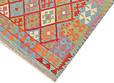 Tapis extérieur tissé kilim rectangle EXT LAHORS - Multicolore