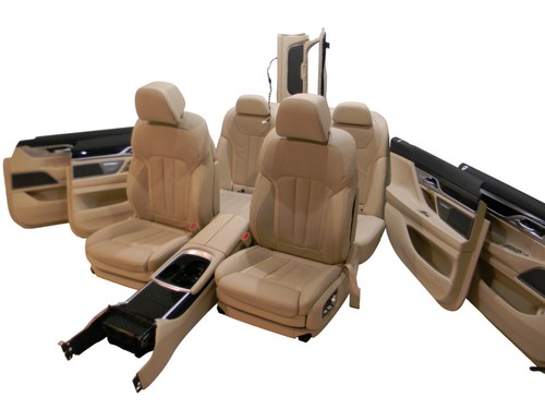 BMW G12 Lederausstattung Komfortsitze Sitze Seats Leder DAKOTA CANBERRABEIGE