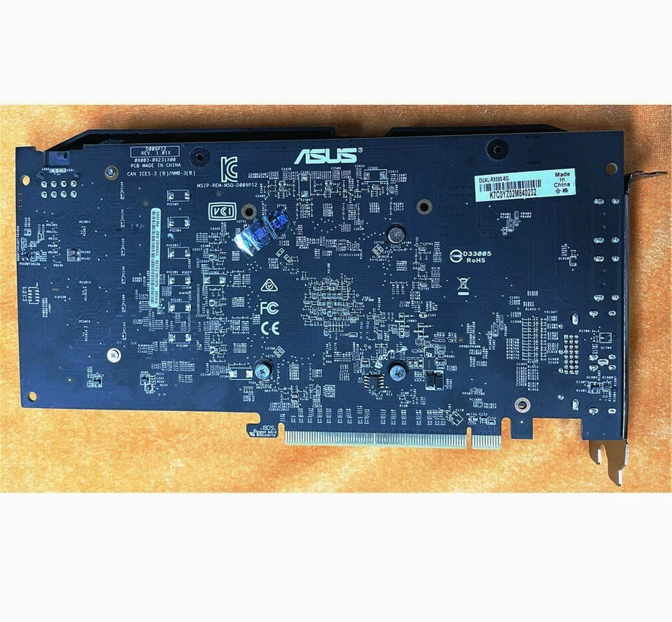 ASUS AMD Radeon DUAL RX580 8GB 2304SP GDDR5 Graphics Video Card DP DVI HDMI - Image 4 of 4