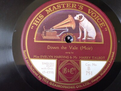 Evelyn Harding & Charles Nelson - Where My Caravan Has Rested / Down The Vale...