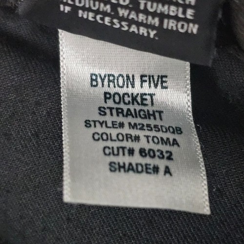 Jeans Hudson Para Hombres 32 Marrón Recubierto Denim Recto Tiro Bajo Botón Mosca EE. UU. Byron - Imagen 16 de 16