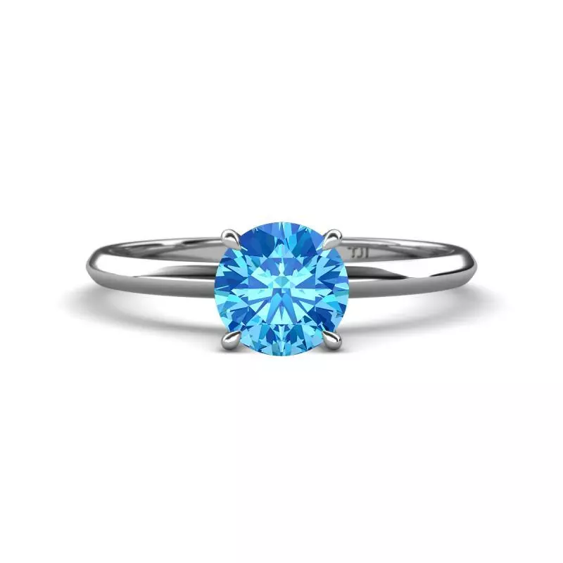 4 ct 4 Prong Round Solitaire Engagement Ring – Tiger Gems