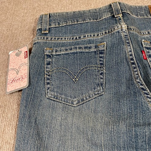 Neu mit Etikett Levis 517 Schlag Stretch Denim Jeans Mädchen Größe 10 Plus verstellbarer Bund - Bild 10 von 16