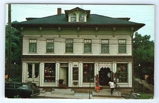 Vintage Postcard Post Office General Store Mystic Connecticut CT