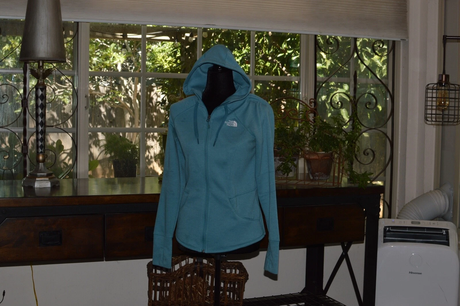North Face Sweatshirt Womens Sp Outdoor Zip Up Hoodie Hike/