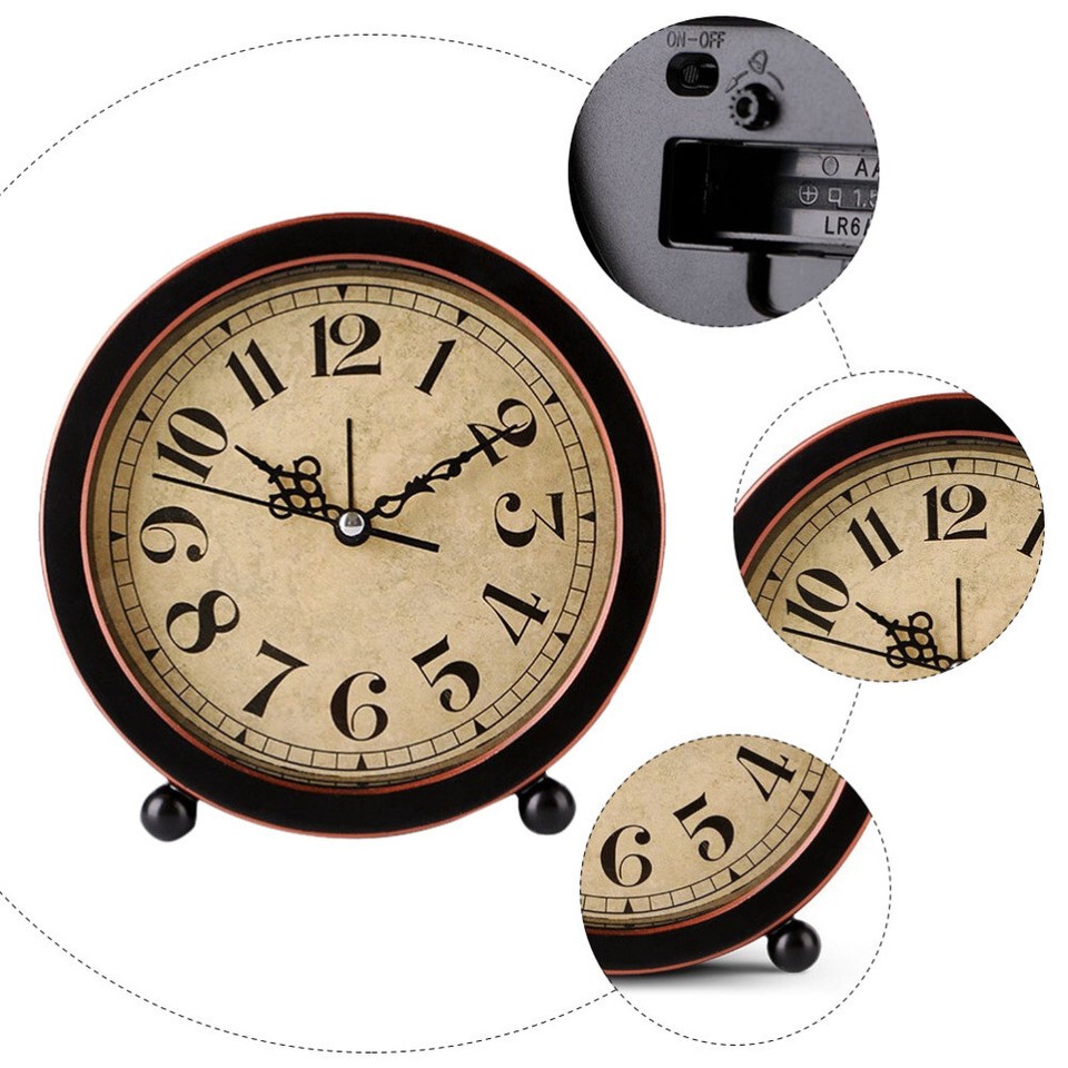 Vintage Decor for Home Alarm Clock Office Delicate Design Travel eBay