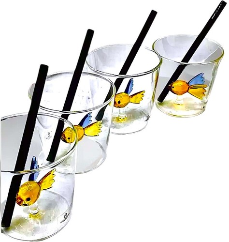 Bottle & x6 Tumblers Ichendorf Milano Light, black/amber BRAND NEW £325 RRP - Picture 20 of 24