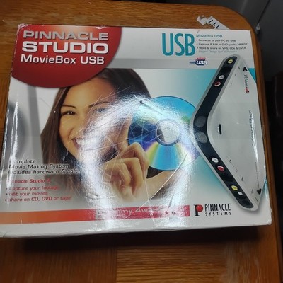  Pinnacle Studio 8 MovieBox USB Video Capture Transfer Device 