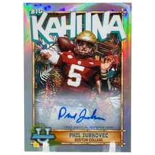 2022 Bowman Chrome U Phil Jurkovec Big Kahuna Auto /150 #TBK-5