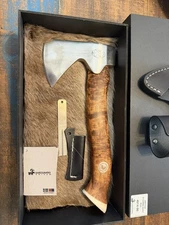 Karesuando Kniven - Hunting Axe - Stuorra Aksu + Holster & Sharpener - Sweden
