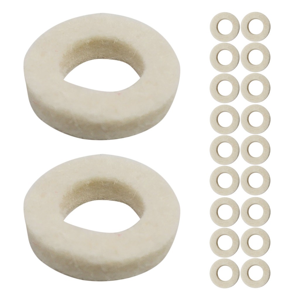  20pcs Trumpet Repairing Cork Pads,Trombone Water Key Pad Replacement Trumpets