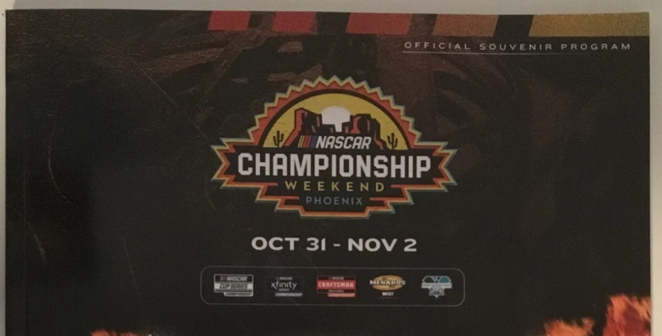 Programa de lembranças de fim de semana do campeonato 2025 NASCAR ~ Larson/Logano/Blaney/Elliott - Imagem 4 de 4