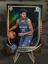 2025-26 Bowman Chrome Reptilian Refractor Jase Richardson Rookie RC #BCV-25