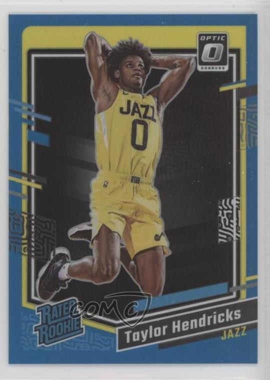 2023 Panini Donruss Optic Rated Rookie Aqua Prizm /249 Taylor Hendricks #233 3hd