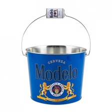 Modelo Especial Beverage Bucket with Can Shaped Handle Blue